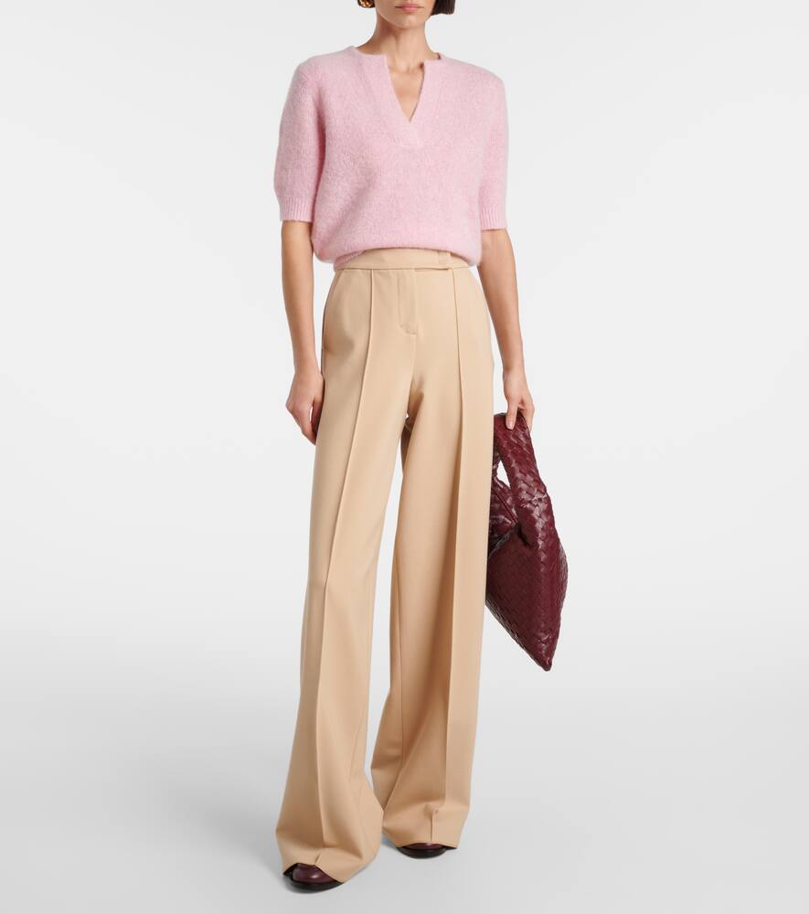 Dorothee Schumacher Extra Soft Cashmere Crop Sleeve Sweater