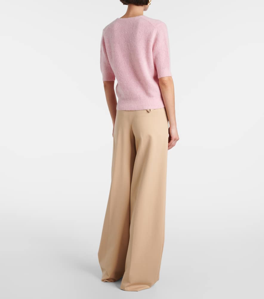 Dorothee Schumacher Extra Soft Cashmere Crop Sleeve Sweater
