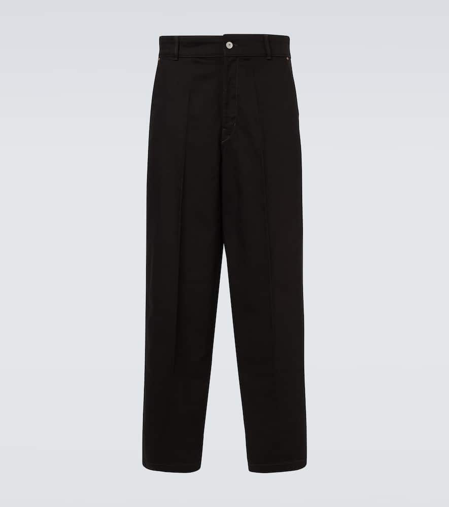 Lemaire Mid-rise Barrel-leg Jeans In Black