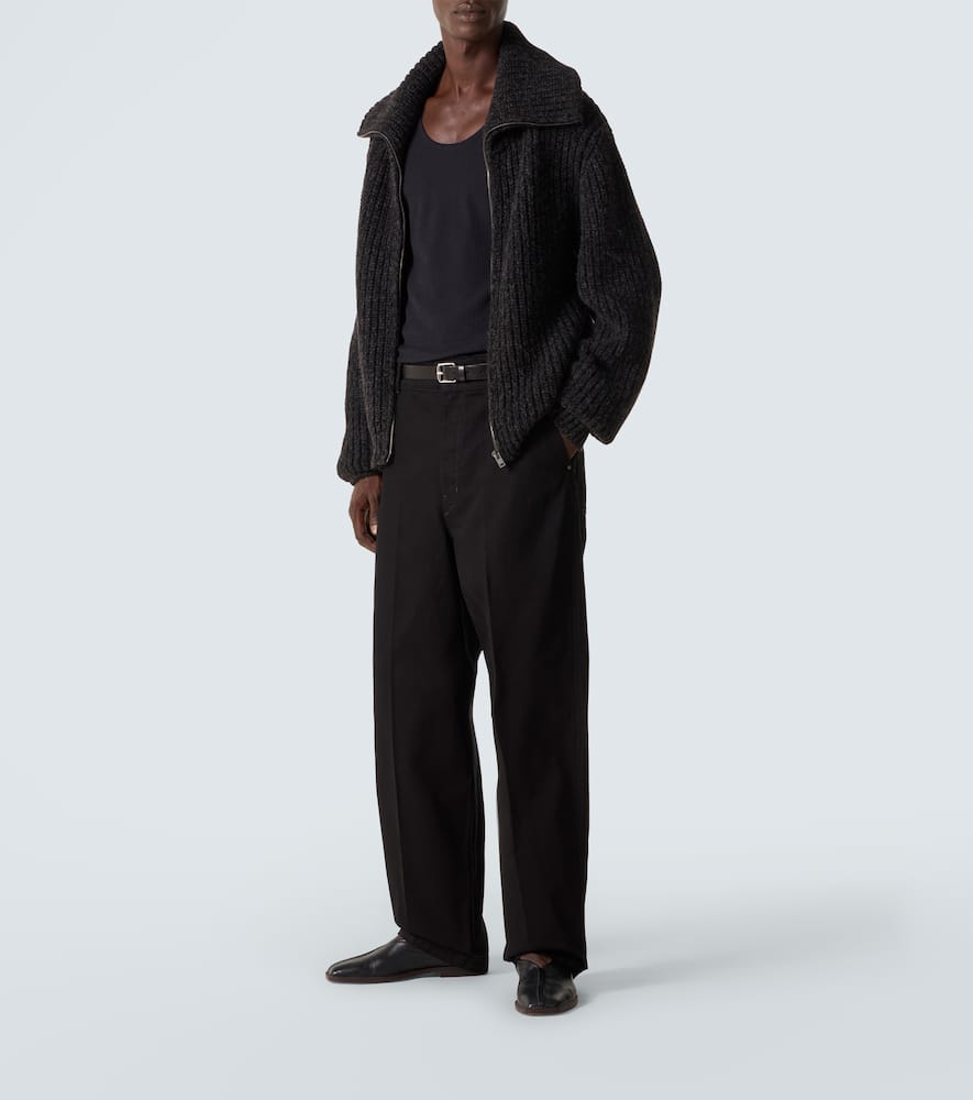 Lemaire Mid-rise Barrel-leg Jeans In Black