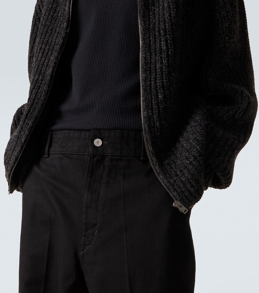 Lemaire Mid-rise Barrel-leg Jeans In Black