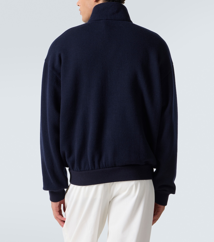  The Row The Row Cashmere And Cotton Bomber Jacket 