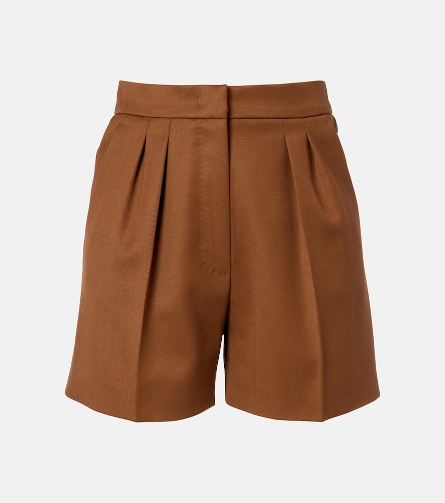 Max Mara High-Rise Shorts Ozieri Aus Schurwolle De Größe 46 - MyTheresa