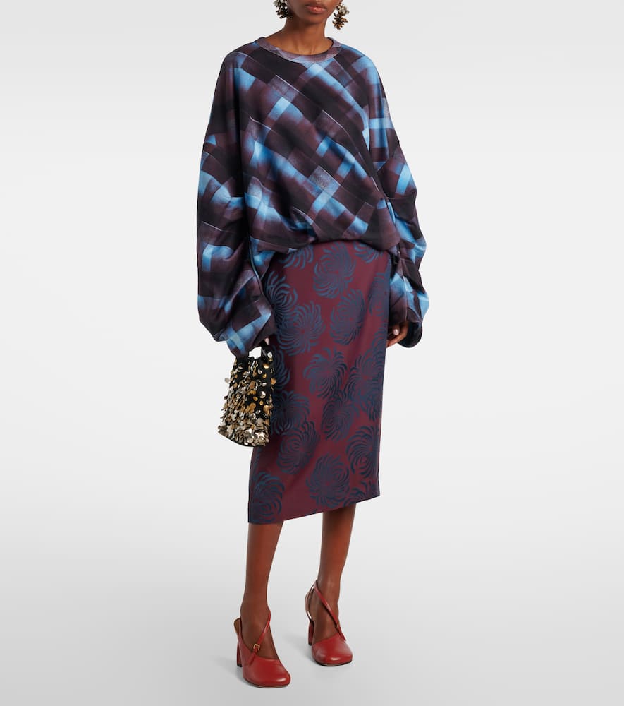 Dries Van Noten Sweatshirt Aus Baumwolle In Multi