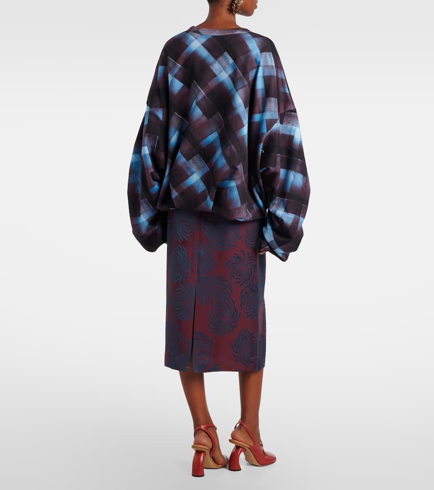 Dries Van Noten Sweatshirt Aus Baumwolle In Multi