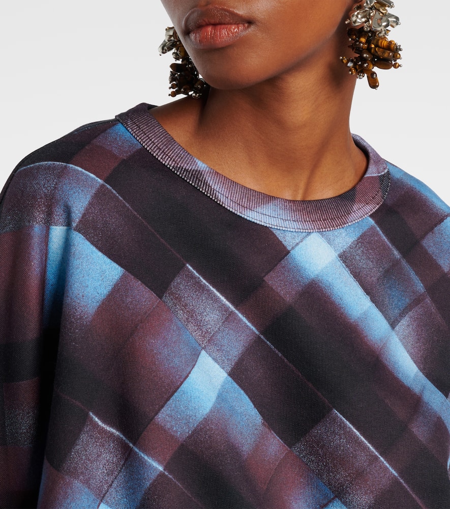 Dries Van Noten Sweatshirt Aus Baumwolle In Multi