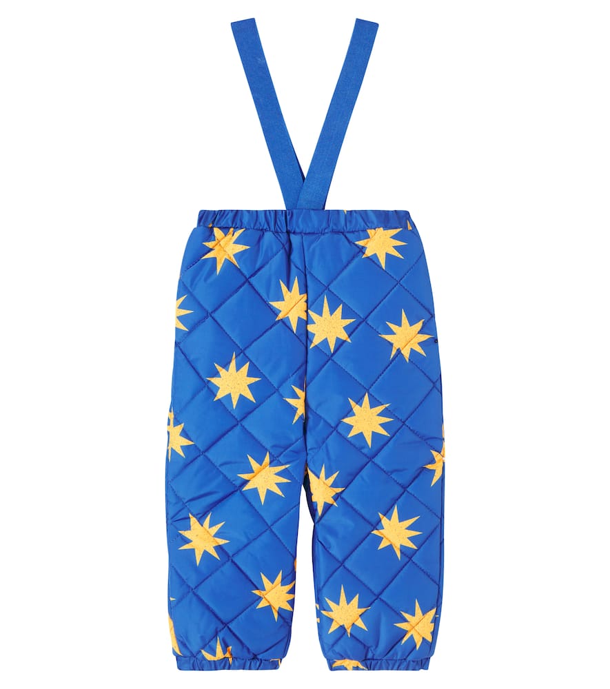 Tinycottons Baby Stars Quilted Pants In Blue