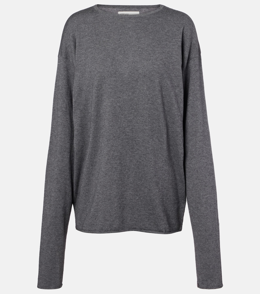 Extreme Cashmere N°347 Aries cotton and cashmere top