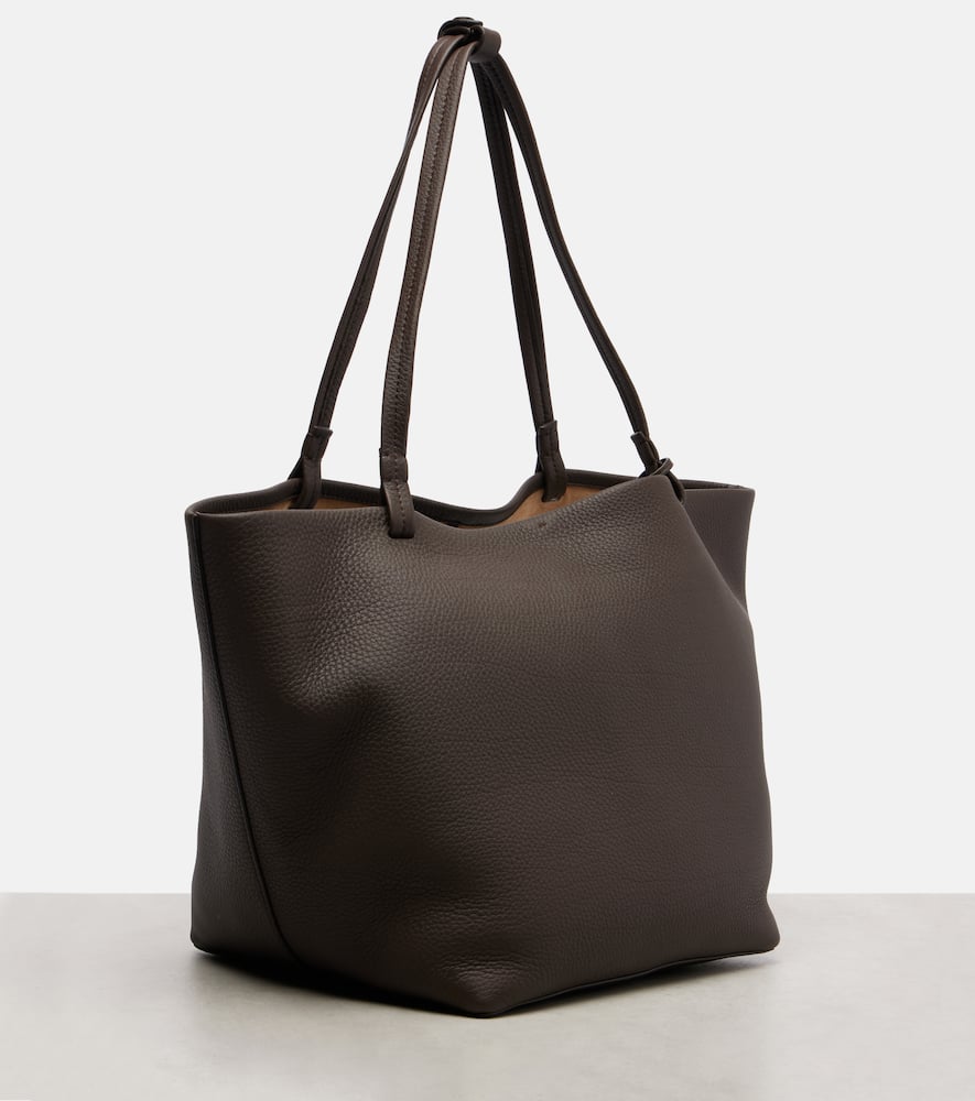 The Row Extra Large Park Textured Tote Bag In Brown