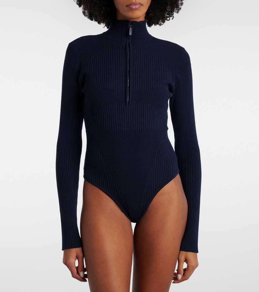  Cordova Cordova Butte Ribbed-knit Wool Ski Bodysuit 