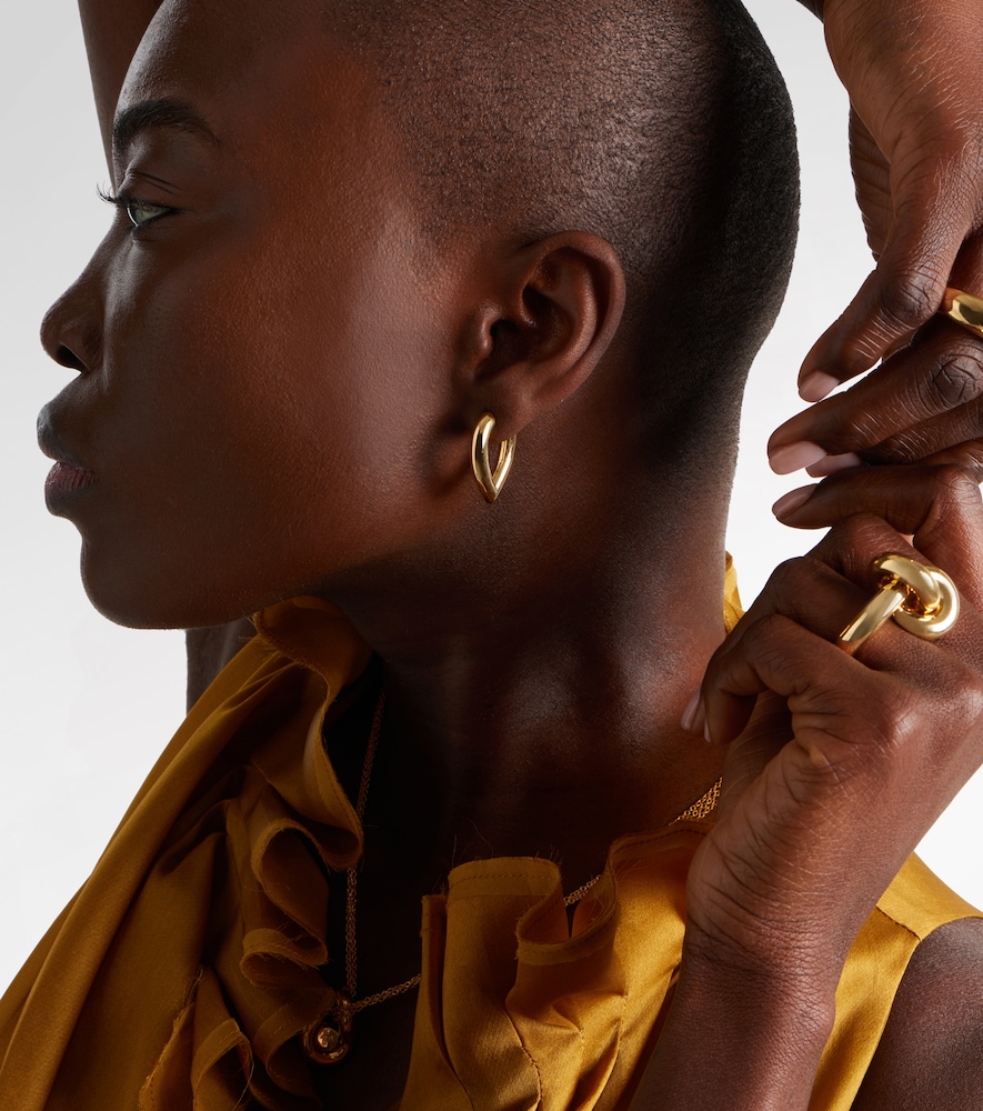  Engelbert Engelbert Drop Link Medium 18kt Gold Earrings 