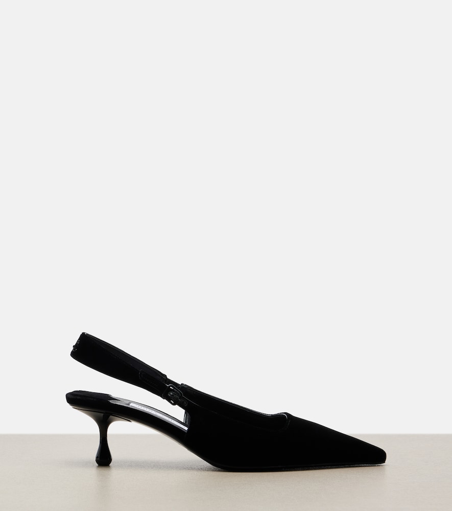 Amel Velvet Slingback Pumps