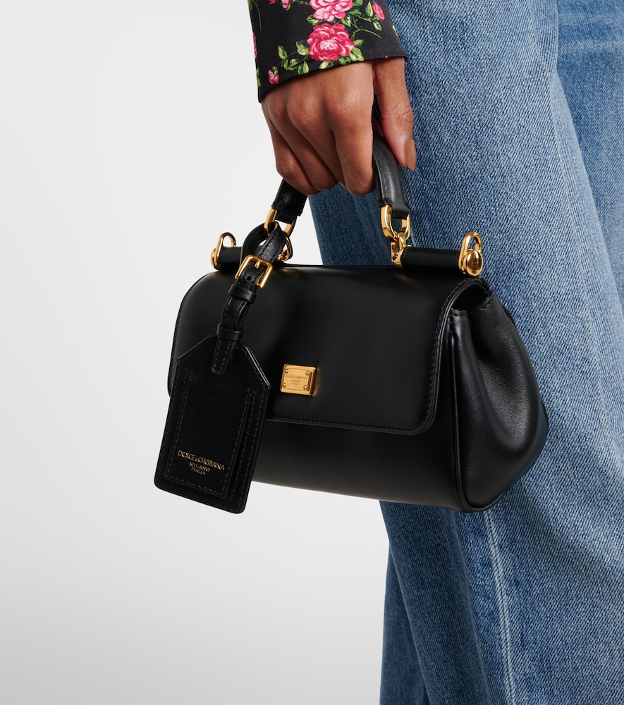 Dolce & Gabbana My Sicily Small leather tote bag