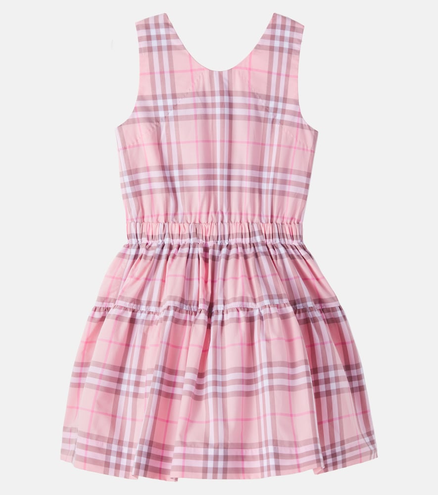  Burberry Kids Burberry Kids Kleid Burberry Check Aus Baumwolle 