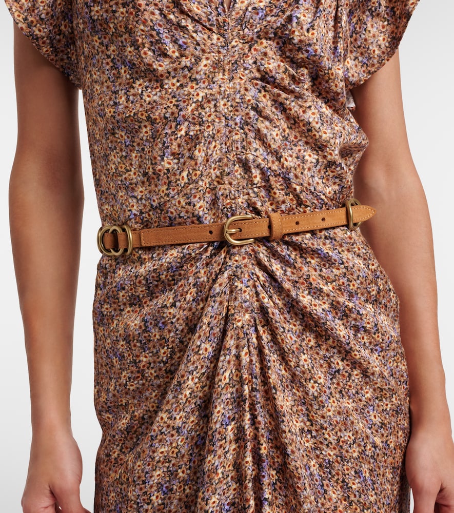  Isabel Marant Isabel Marant Gürtel Livo Aus Veloursleder 