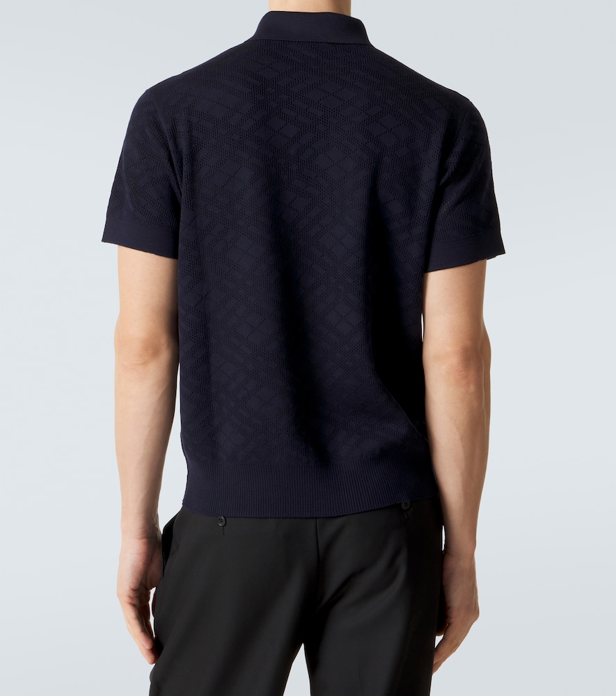  Burberry Burberry Polohemd Aus Wolle 