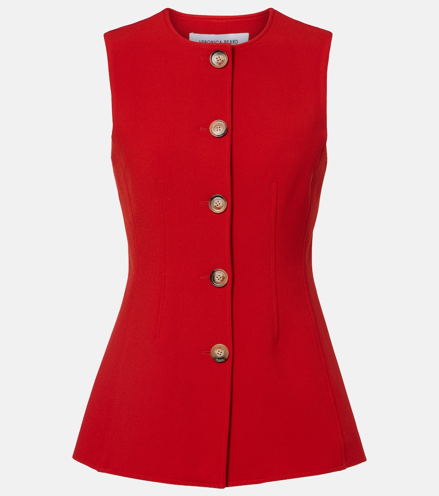 Veronica Beard Women's Red Jessup Vest UK Size 12 - Mytheresa