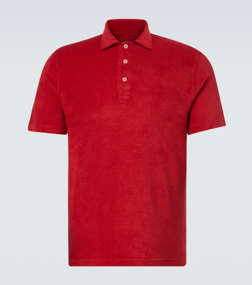 Fedeli Mondial cotton terry polo shirt