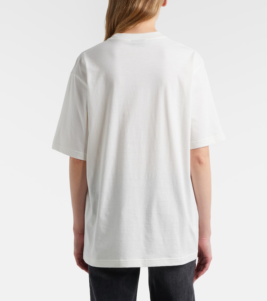  Gucci Gucci T-shirt Aus Baumwolle Und Seide 