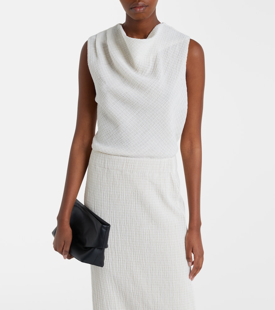 Vince Draped knitted top