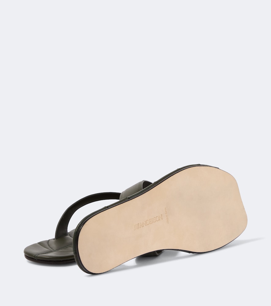  Jw Anderson Jw Anderson Sandalen Leaf Aus Leder 