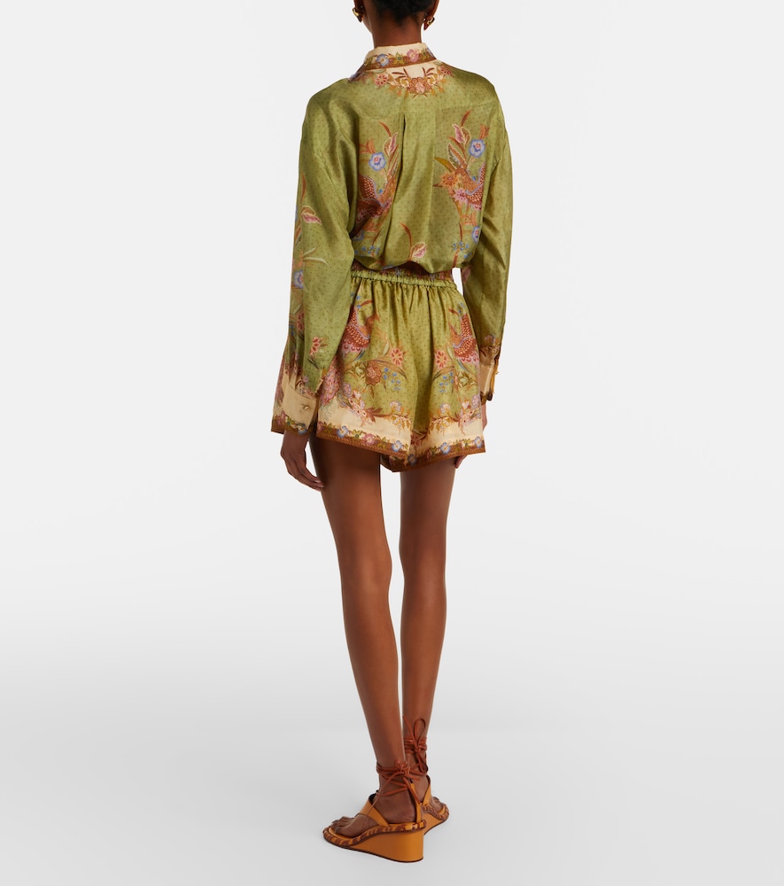  Zimmermann Zimmermann Indra Printed Silk Shorts 