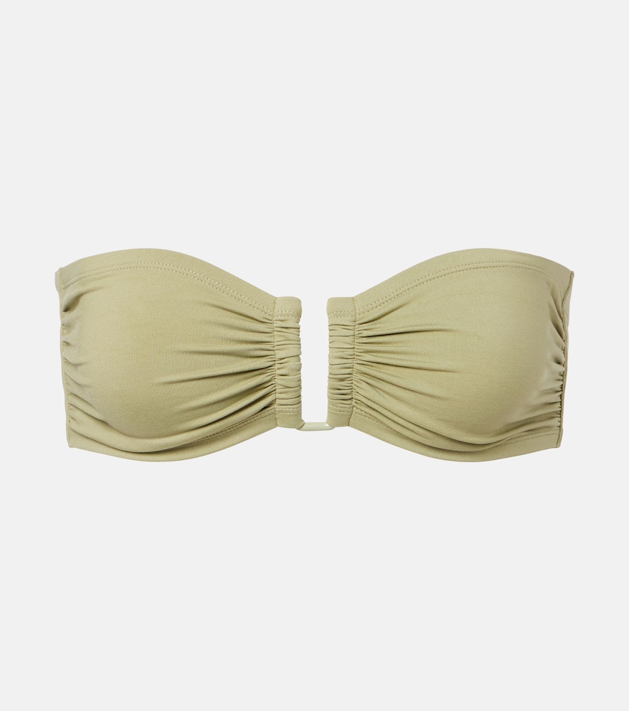Eres Show gathered bandeau bikini top