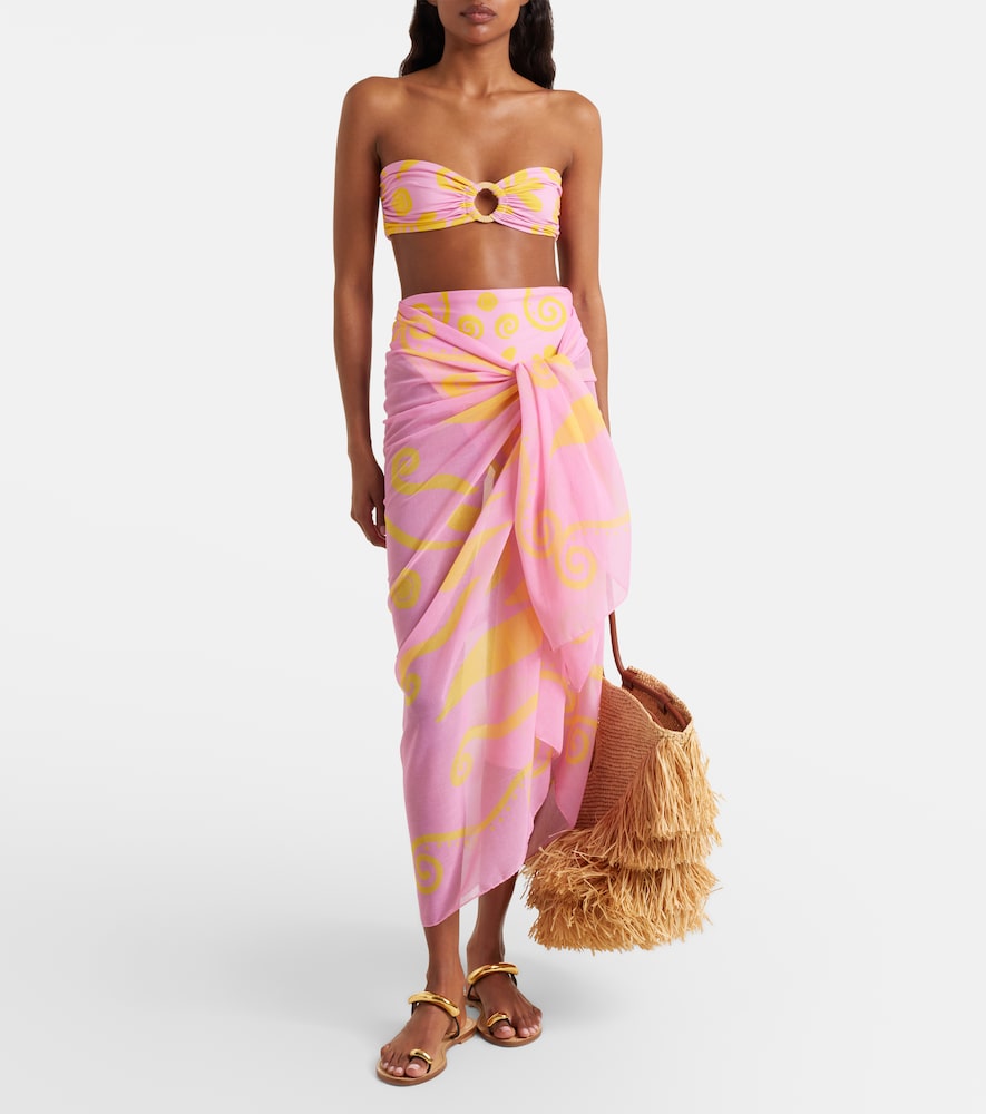 Cala de la Cruz Luana printed beach cover-up