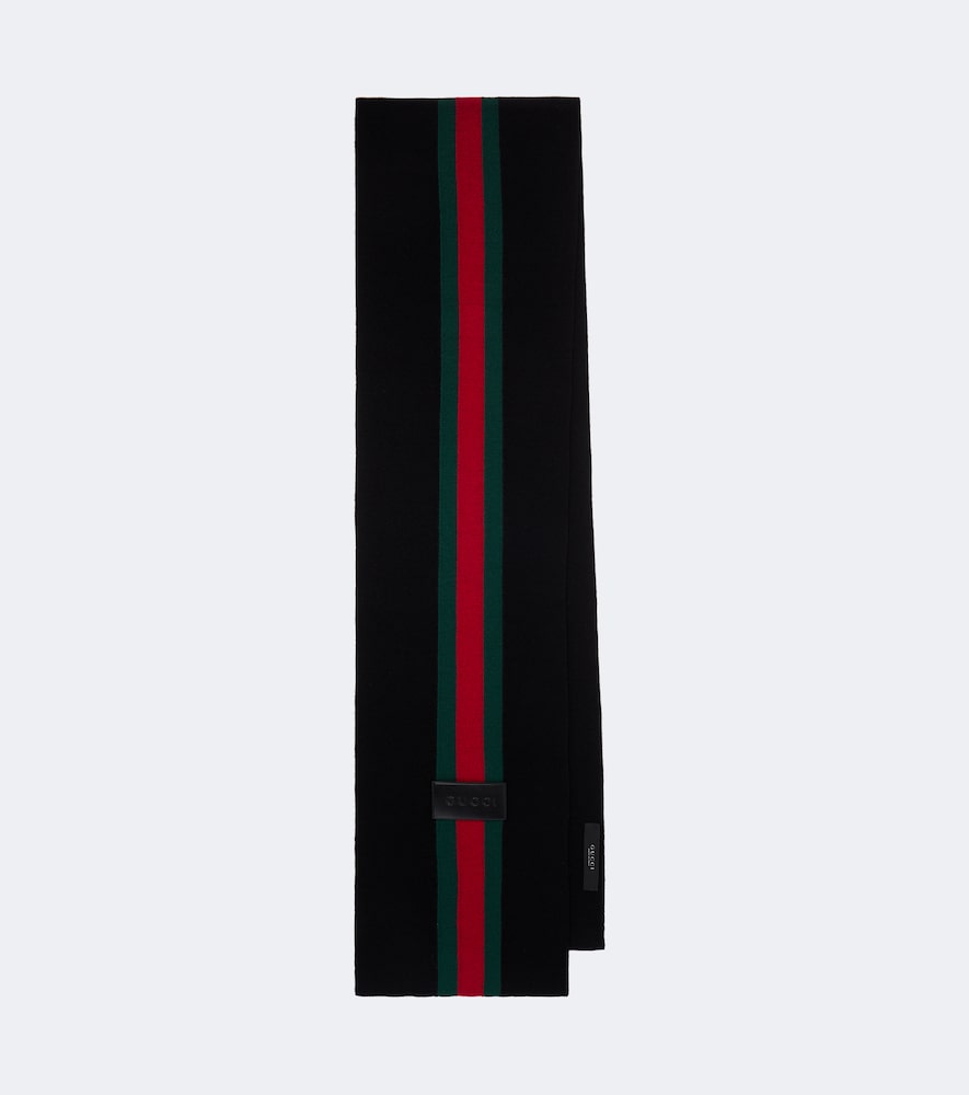 Schal Web Stripe aus Wolle