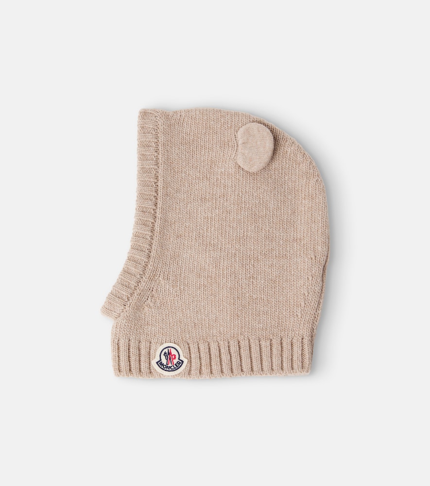MONCLER Moncler Enfant Baby virgin wool and cashmere balaclava