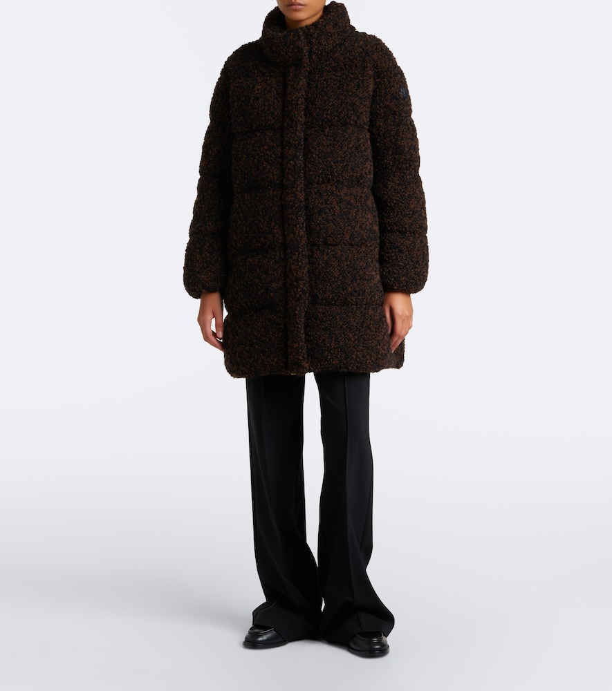 Remarquable Bouclé Down Coat