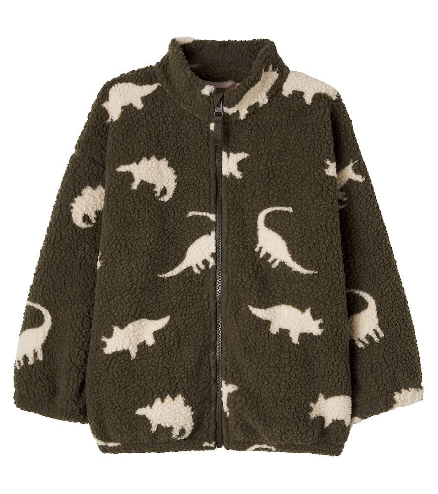Konges Slojd Boys Green Konges Sløjd Jody Teddy Jacket In - 4 Yrs - Image 2
