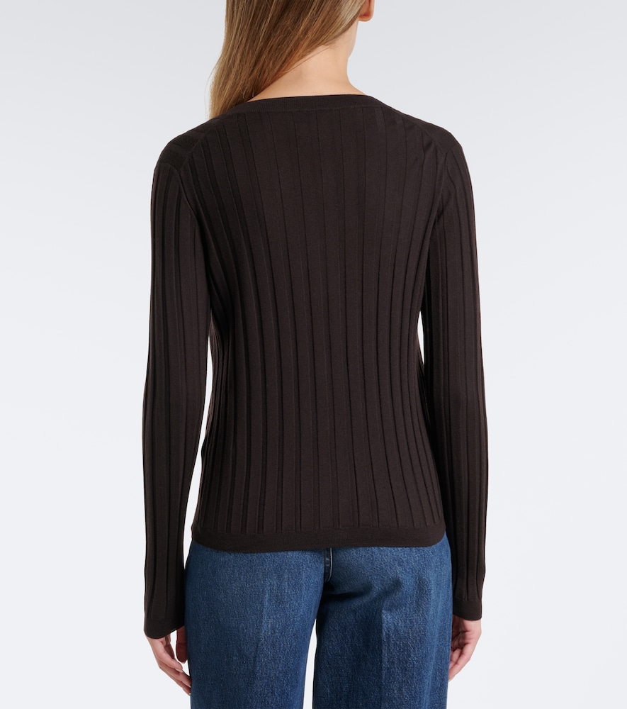 Jardin des Orangers Ribbed-knit virgin wool cardigan | Thumbnail 6 Jardin des Orangers Ribbed-knit virgin wool cardigan | Thumbnail 6