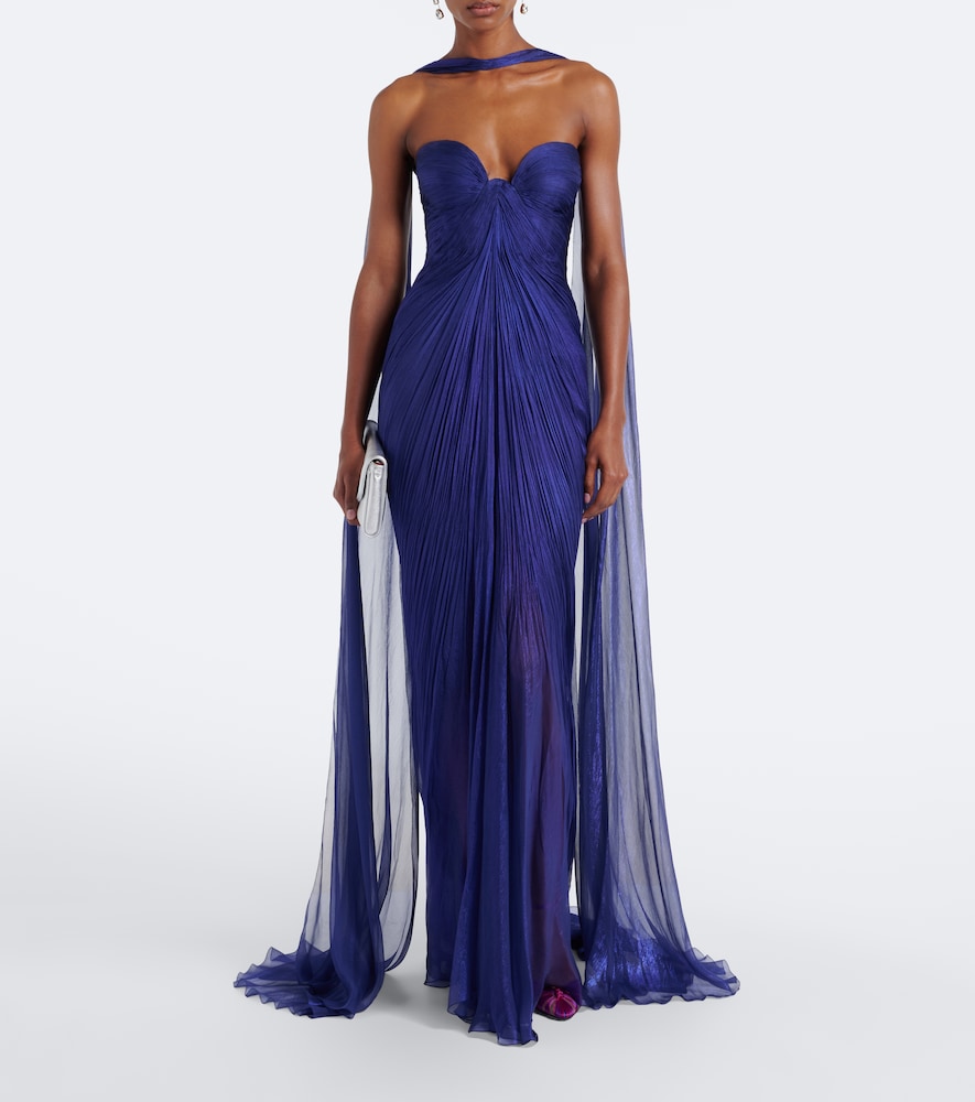 Maria Lucia Hohan Salima silk bustier gown | Thumbnail 6