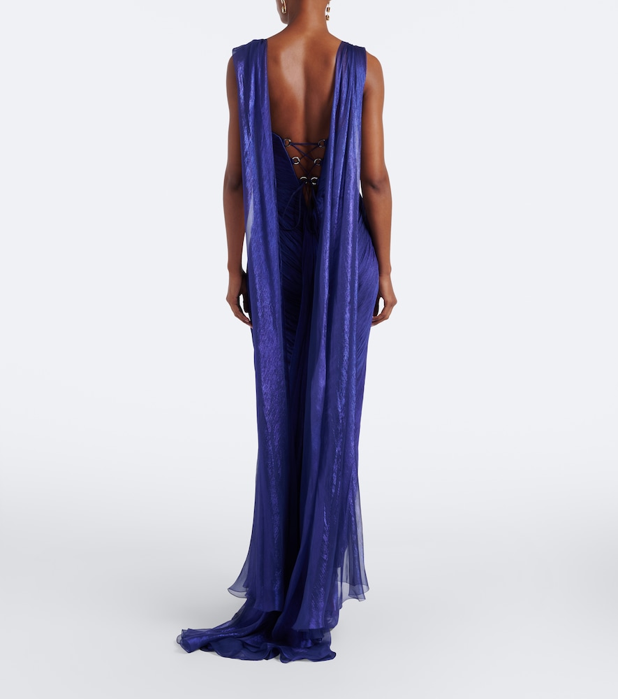 Maria Lucia Hohan Salima silk bustier gown | Thumbnail 5