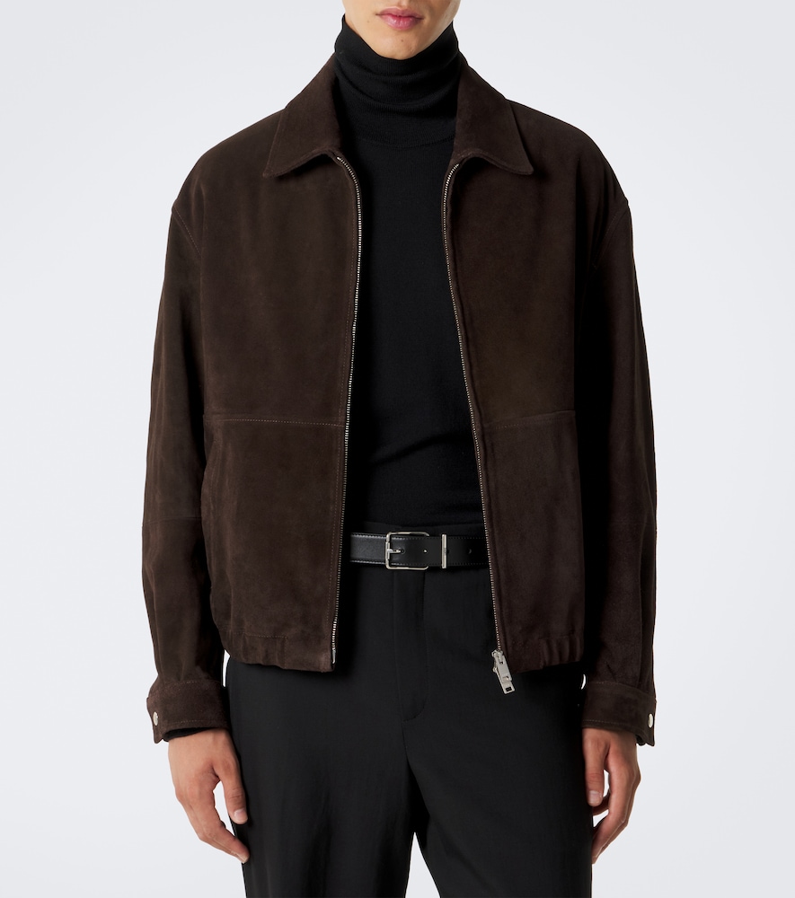 Maddox Suede Blouson Jacket