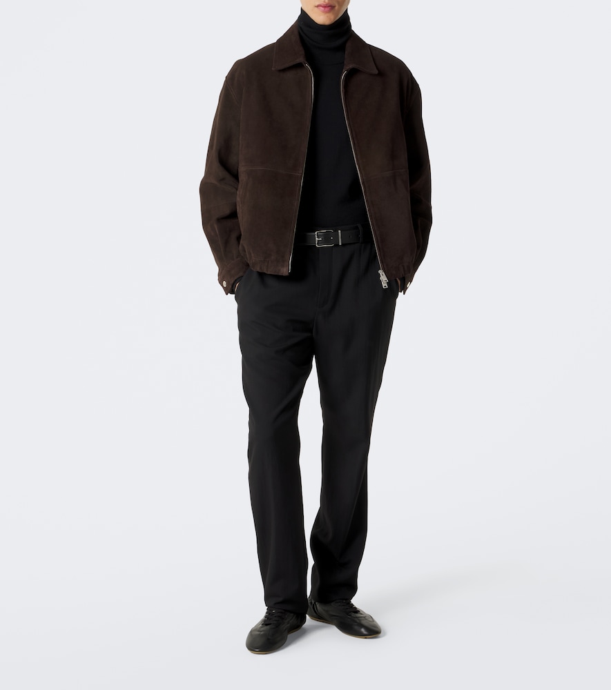 Maddox Suede Blouson Jacket
