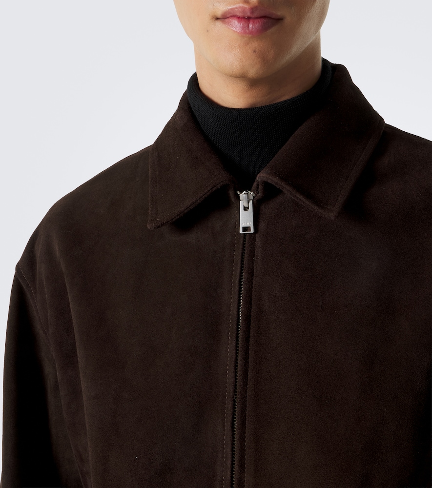 Maddox Suede Blouson Jacket