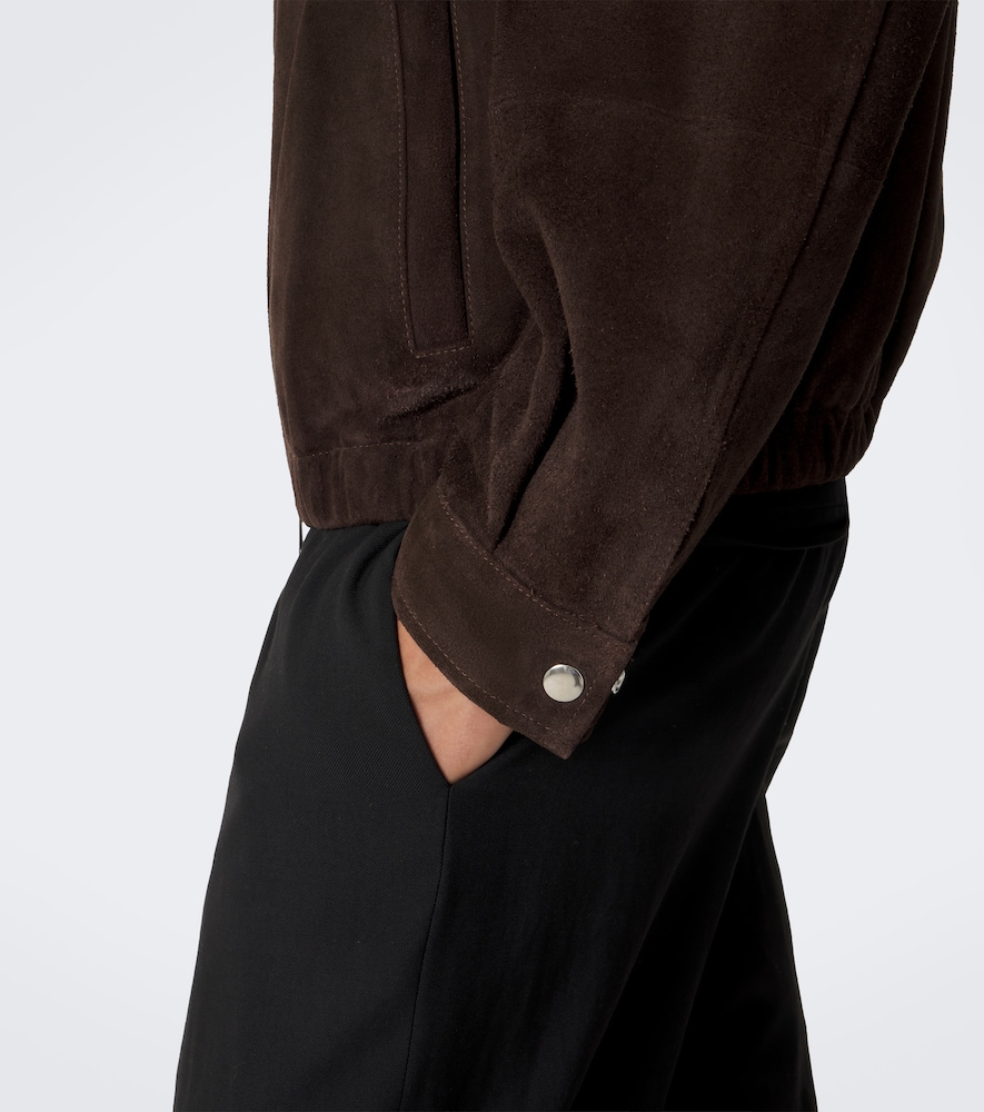 Maddox Suede Blouson Jacket