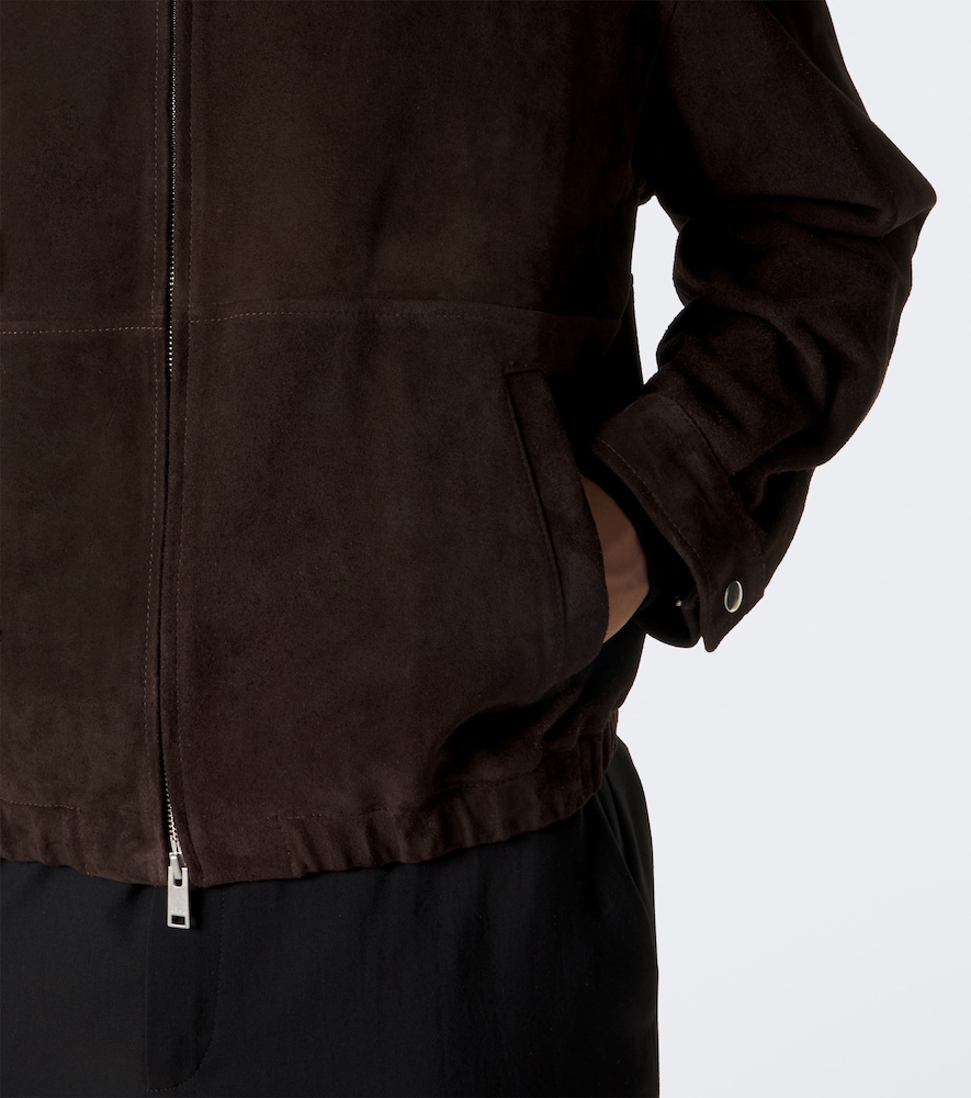Maddox Suede Blouson Jacket
