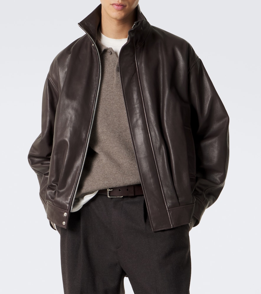 Paulo Leather Blouson Jacket