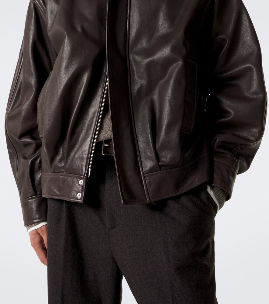Paulo Leather Blouson Jacket