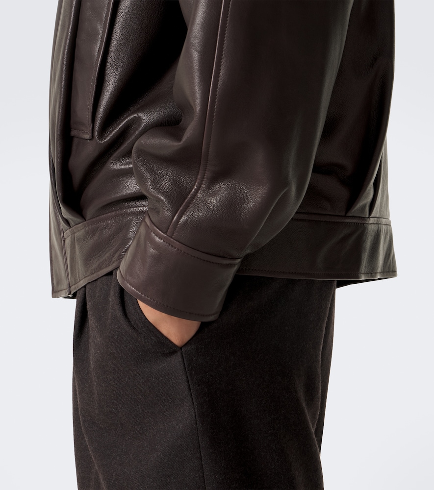 Paulo Leather Blouson Jacket