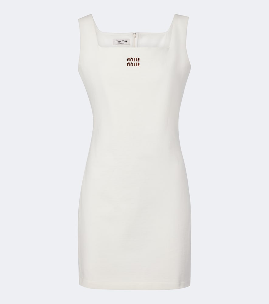 Minikleid aus Baumwoll-Jersey