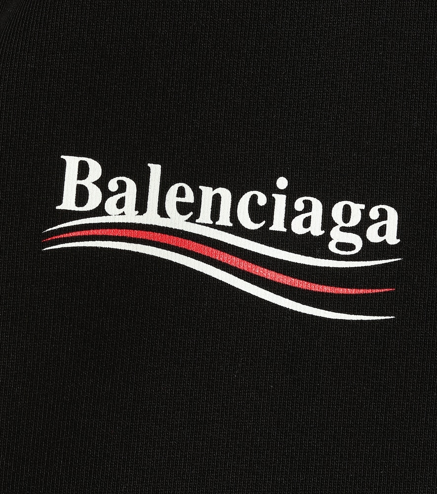  Balenciaga Balenciaga Logo Cotton Hoodie 