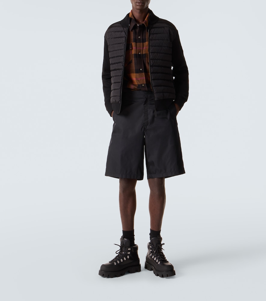 Hybridge Knitted Down Jacket