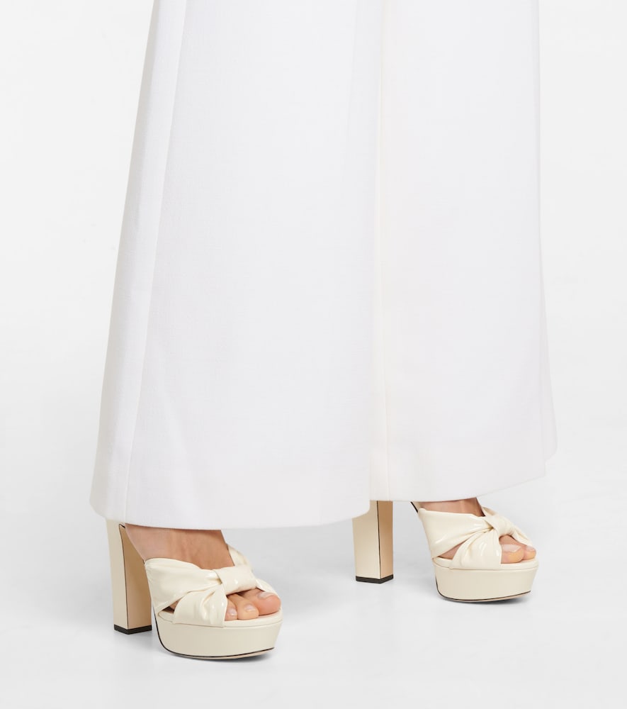 Heloise 120 Patent Leather Platform Sandals