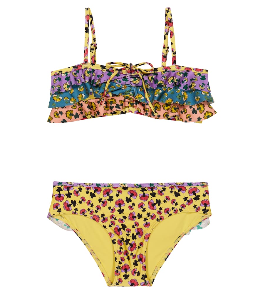 Zimmermann Kids Tiggy paisley bikini