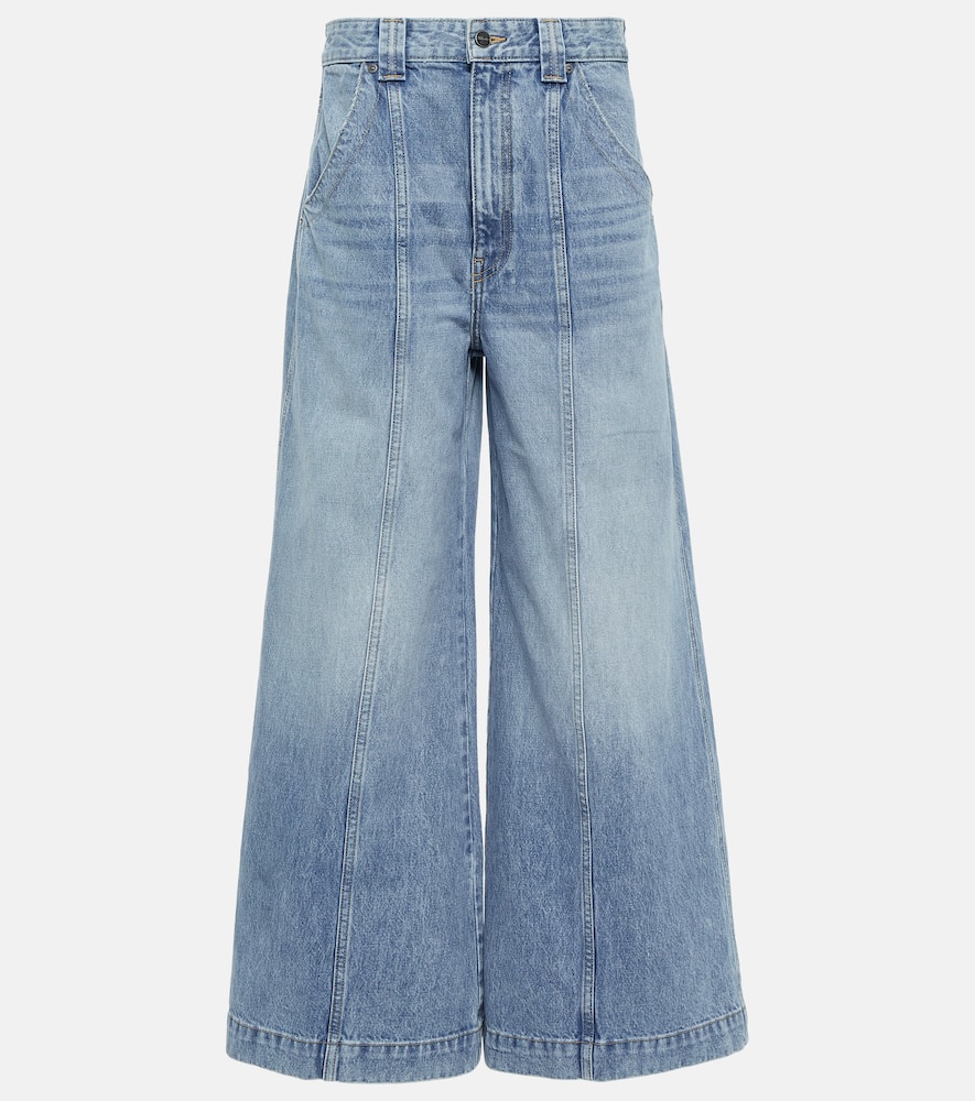 Jackie low-rise wide-leg jeans