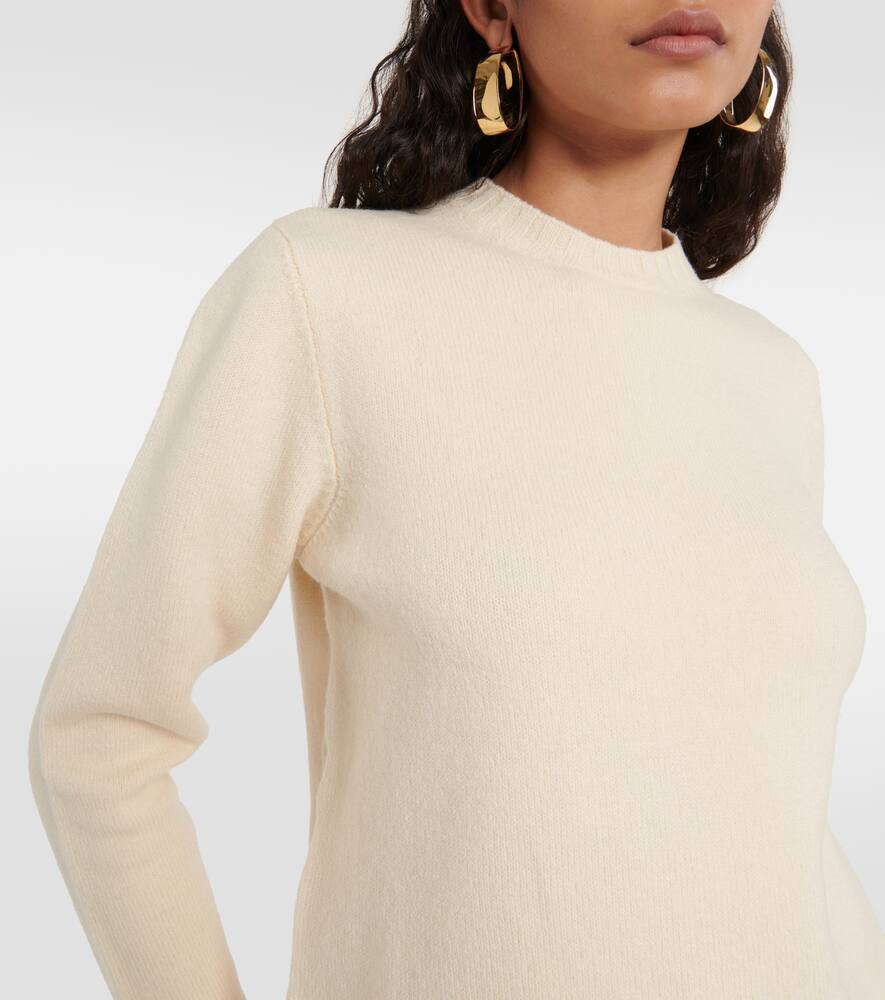 Shop Jil Sander Wool Sweater In Neutrals